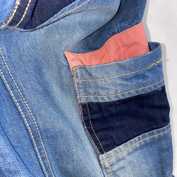 P.O.V jeans with multiple pockets/patchwork/zipper - Picture 10 of 16